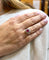 Bague 52 Bague en or blanc diamants et rubis 58 Facettes