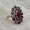 Bague 59 Bague marquise en or rose, grenats 58 Facettes 281