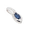 Pendentif Pendentif Or blanc Saphir 58 Facettes 3079910CN