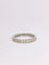 Bague 63 Alliance américaine en or blanc et diamants 2.24 ct 58 Facettes J48
