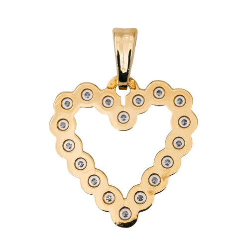 Pendentif Pendentif Coeur Or jaune Diamant 58 Facettes 2962331CN
