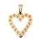 Pendentif Pendentif Coeur Or jaune Diamant 58 Facettes 2962331CN
