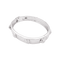 Bracelet Chanel "Trois Symboles" or blanc, diamants. 58 Facettes 34217