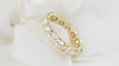 Bague 51 Alliance américaine en or jaune et diamants 2,40cts 58 Facettes 31354