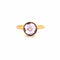 Bague 54 Solitaire Or Jaune & Améthyste 58 Facettes 60-GS35806