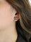 Boucles d'oreilles Boucles d'oreilles anciennes Napoleon III or jaune rubis perles 58 Facettes J537