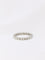 Bague 53.5 Alliance américaine or blanc diamants 1,25 ct 58 Facettes J71