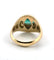 Bague 53 Bague en or jaune 18 carats sertie d'une émeraude ovale de 1,50 carat 58 Facettes