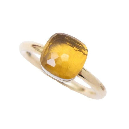 Bague 53 bague POMELLATO nudo petit citrine et or rose 58 Facettes 259268
