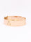 Bracelet Bracelet jonc maçonnique or rose perles fines 58 Facettes 1133.1