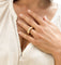 Bague 51.5 Bague jonc de la Maison Chaumet ornée de diamants 58 Facettes 1