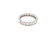 Bague 49 bague alliance pavage complet 20 diamants en platine 58 Facettes 261951