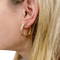 Boucles d'oreilles Bulgari, "Bulgari-Bulgari", or rose, diamants. 58 Facettes 34176
