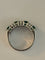 Bague 54 Bague Jonc Or Gris Emeraudes Diamants 58 Facettes LOT 6113