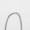 Collier CHOPARD - Collier à maille jaseron en or gris 58 Facettes