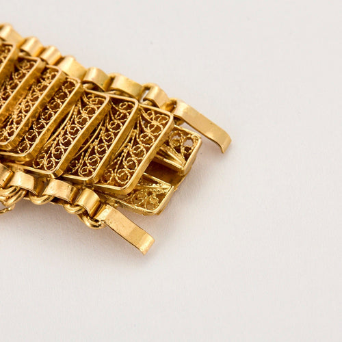 Bracelet Bracelet articulé or jaune 58 Facettes EVR2653