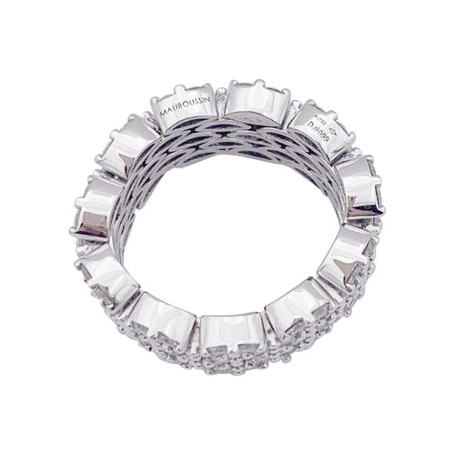 Bague 52 Bague Mauboussin "Je le veux" or blanc, diamants. 58 Facettes 33533