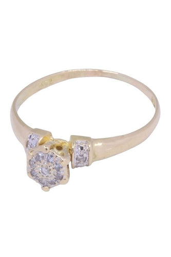 Bague 58 BAGUE STYLE SOLITAIRE DIAMANTS 58 Facettes 087391