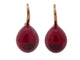 Boucles d'oreilles boucles d'oreilles POMELLATO dormeuses rouge passion rubis et or rose 58 Facettes 269158
