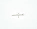 Pendentif Pendentif croix en or blanc 58 Facettes 8359