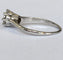 Bague 53.5 Solitaire en or, style Art déco tardif, serti d'un diamant taille brillant ancien de 1,14 carat. 58 Facettes