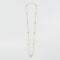 Collier Collier or jaune chaîne alternée de diamants 58 Facettes 3670