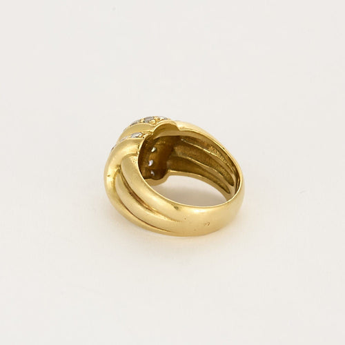 Bague 47 Bague en or jaune 18K 58 Facettes ALE42762