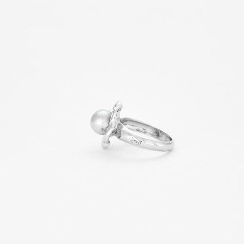 Bague 49 Bague perle et diamants 58 Facettes 1284