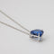 Pendentif Pendentif cœur saphir 58 Facettes