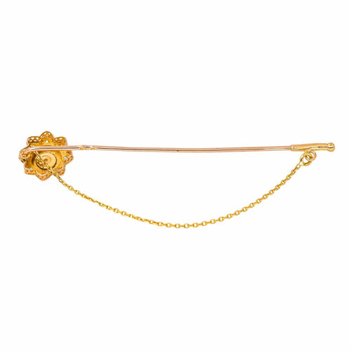 Broche Epingle Or rose, Or jaune Perle 58 Facettes 4036406CN