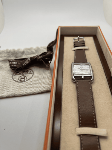 Montre Hermès - Montre Cape Cod Grand Modèle en acier 58 Facettes