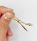 Bracelet Bracelet victorien ajustable or jaune, perles et diamant taille rose (circa 1900) 58 Facettes A05281