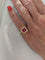 Bague 50 Bague or jaune rubis et diamants 58 Facettes 089911
