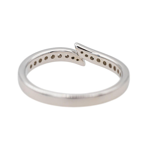 Bague 48.5 Bague Demi alliance Platine Diamant 58 Facettes 3705723CN