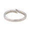 Bague 48.5 Bague Demi alliance Platine Diamant 58 Facettes 3705723CN