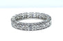 Bague 49 Alliance en platine sertie de 19 diamants 58 Facettes AB589