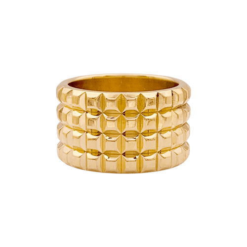 Bague 48 Bague Boucheron "Clou de Paris" or jaune. 58 Facettes 34418