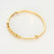 Bracelet Bracelet jonc or jaune et diamants 58 Facettes GULK224