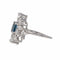 Bague 51.5 Bague Or blanc Saphir 58 Facettes 3440605CN