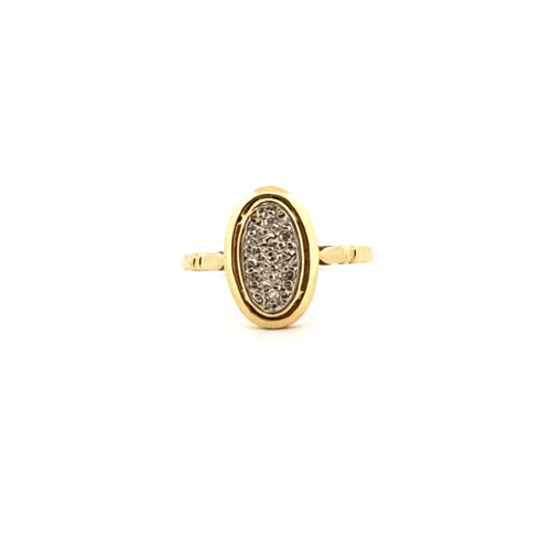 Bague 52 Bague Pavée or jaune 58 Facettes 63-GS27212-06