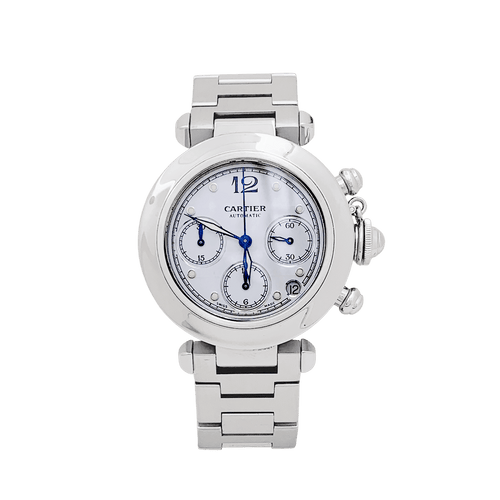 Montre Montre Cartier "Pasha" acier. 58 Facettes 34223