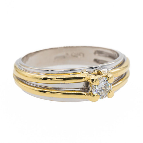 Bague 55 Bague Solitaire Or blanc Diamant 58 Facettes 2770787CN