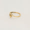 Bague 53 Bague or jaune et gris 58 Facettes CHAL02462