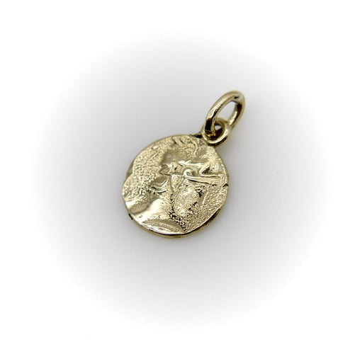 Pendentif Pendentif Guerrier d'Achille Signature en or 14 carats 58 Facettes A20061