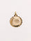 Pendentif Médaille amour Augis ronde Plus qu'hier moins que demain or jaune rubis 58 Facettes J510
