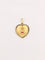 Pendentif AUGIS - Médaille amour coeur or jaune diamant rubis 58 Facettes J509