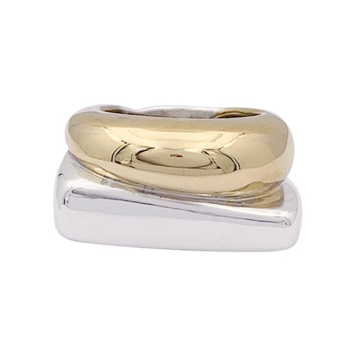 Bague 52 Bague Fred "Success" grand modèle en deux tons d'or. 58 Facettes 33670
