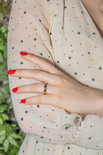 Bague 52 Bague Solitaire Or jaune Saphir 58 Facettes 3164013CN