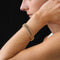 Bracelet Bracelet gourmette or rose rétro 58 Facettes CVBR77