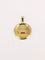 Pendentif Médaille amour Augis ronde Plus qu'hier moins que demain or jaune diamant rubis 58 Facettes J517
